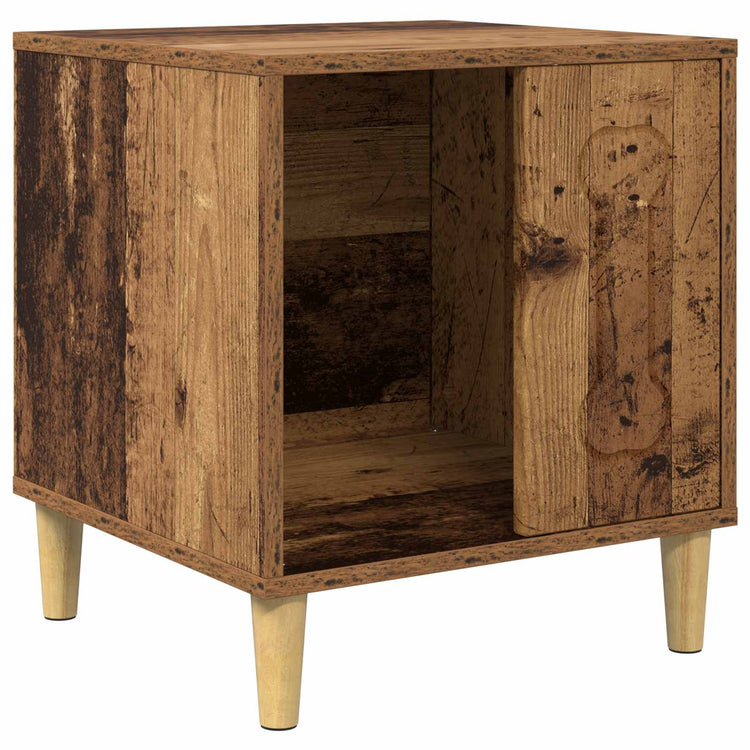 Vidaxxl Hundehütte Altholz 44 x 42 x 49 cm verarbeitetes Holz