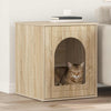 Vidaxl Katzenhaus Sonoma 53 x 52 x 62 cm aus handgefertigtem Holz