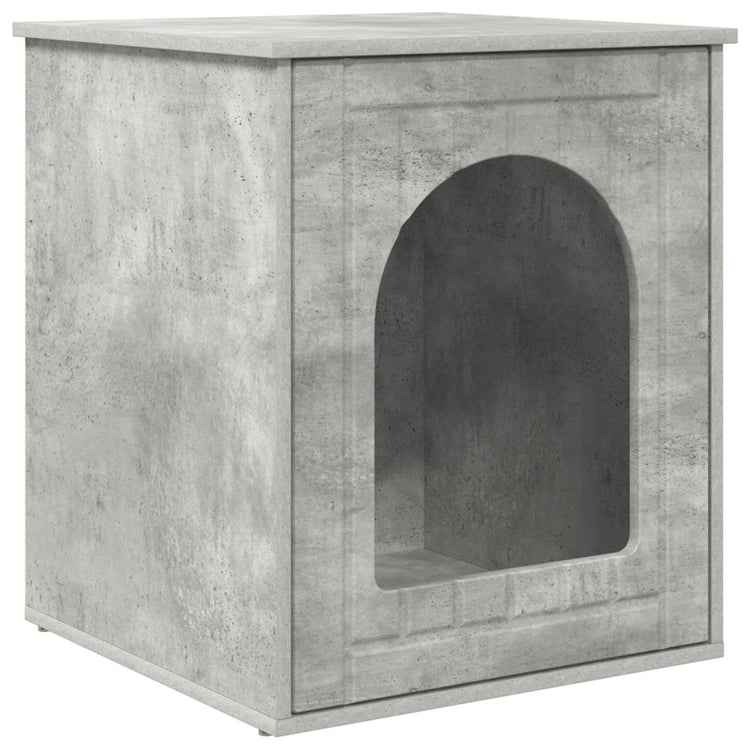 Vidaxx Katzenhaus Beton 53 x 52 x 62 cm verarbeitetes Holz