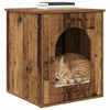 Vidaxxl Katzenhaus Altholz 53 x 52 x 62 cm verarbeitetes Holz