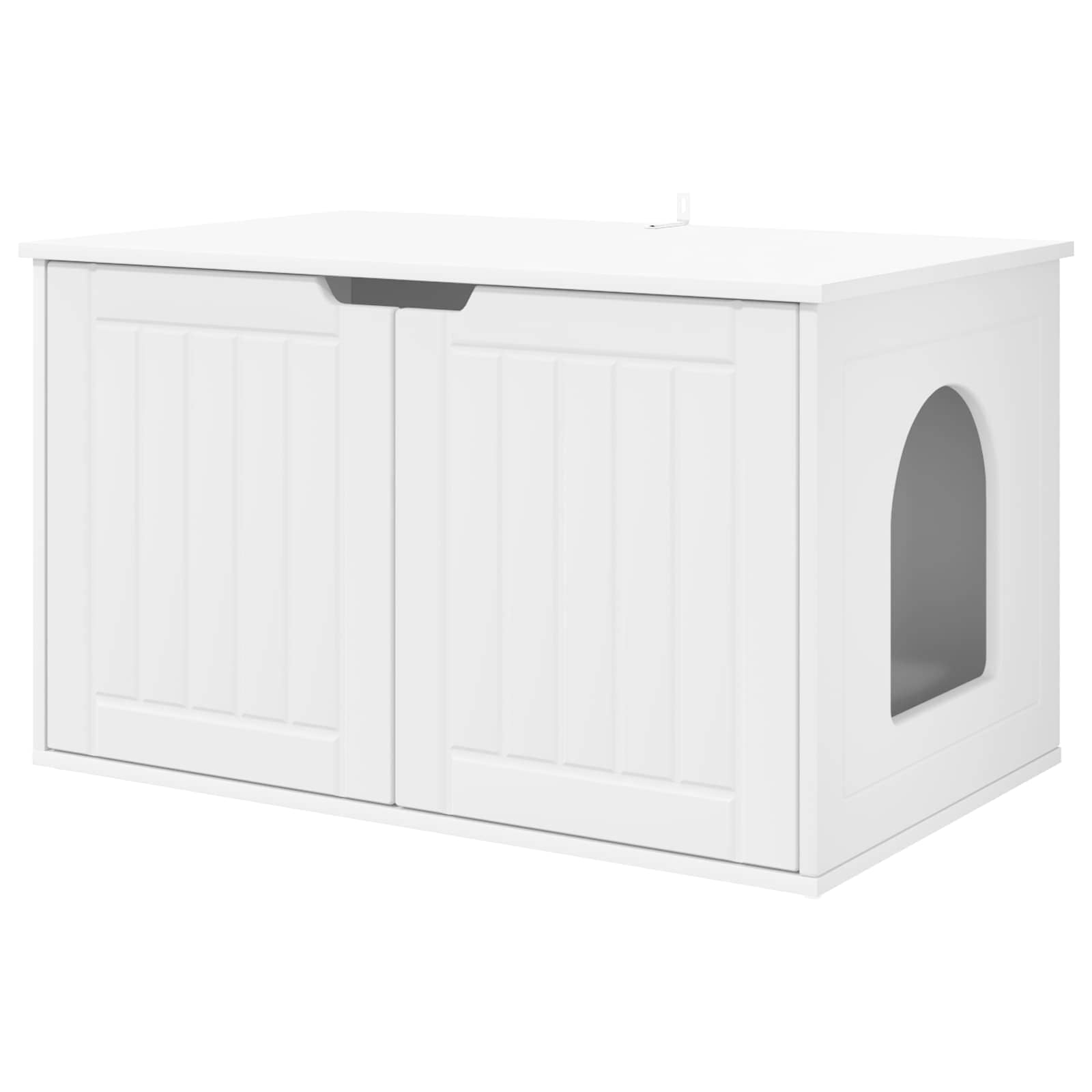 Vidaxl Katzenhaus weiß 85 x 55 x 50,5 cm Holzwerkstoff