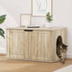 Vidaxl Katzenhaus Sonoma 85 x 55 x 50,5 cm aus handgefertigtem Holz