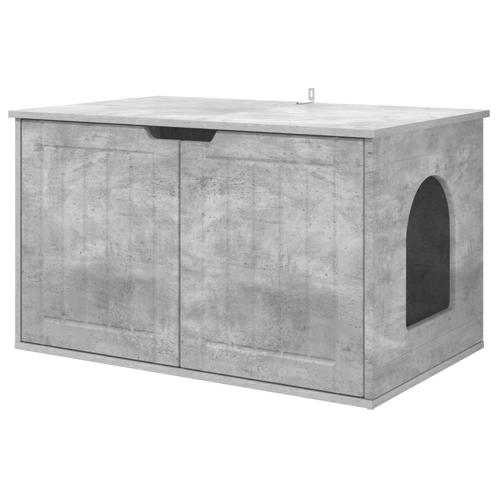Vidaxx Katzenhaus Beton 85 x 55 x 50,5 cm verarbeitetes Holz
