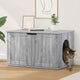 Vidaxl Katzenhaus Sonoma grau 85 x 55 x 50,5 cm fertiges Holz