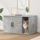 Vidaxx Katzenhaus Beton 85 x 55 x 50 cm verarbeitetes Holz