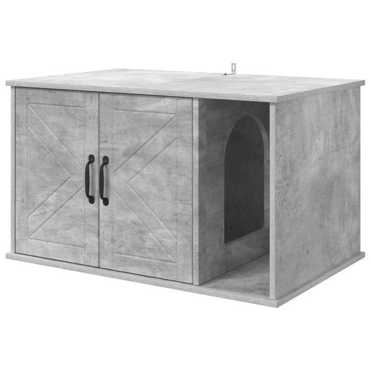 Vidaxx Katzenhaus Beton 85 x 55 x 50 cm verarbeitetes Holz