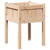 Vidaxx Gartenblumentopf Natur 50 x 50 x 70 cm massives Kiefernholz