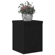 Vidaxxl Pflanzenständer 2 Stück schwarze Eiche 15 x 15 x 20 cm Holzwerkstoff - afbeelding 3