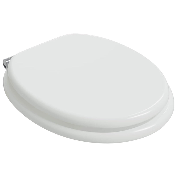 Vidaxx WC-Sitz mit Absenkautomatik, 2 Stück, weiß, 44 x 38 cm, MDF-Platte