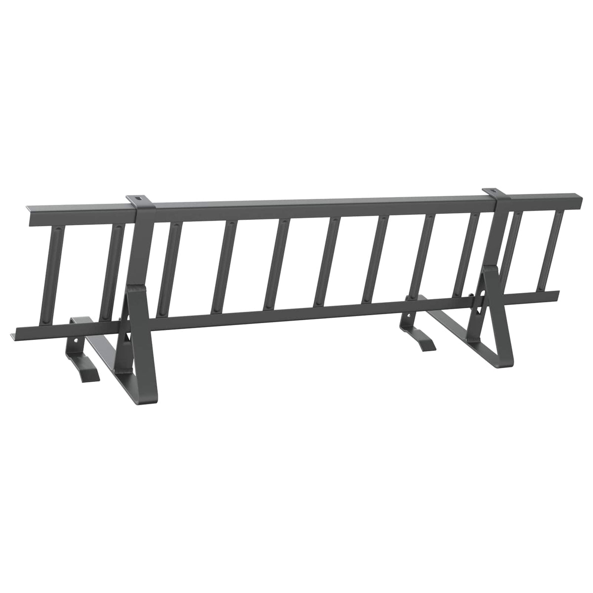Vidaxl Dachschneehalterung Anthrazit 100 x 29,5 x 34,5 cm Stahl