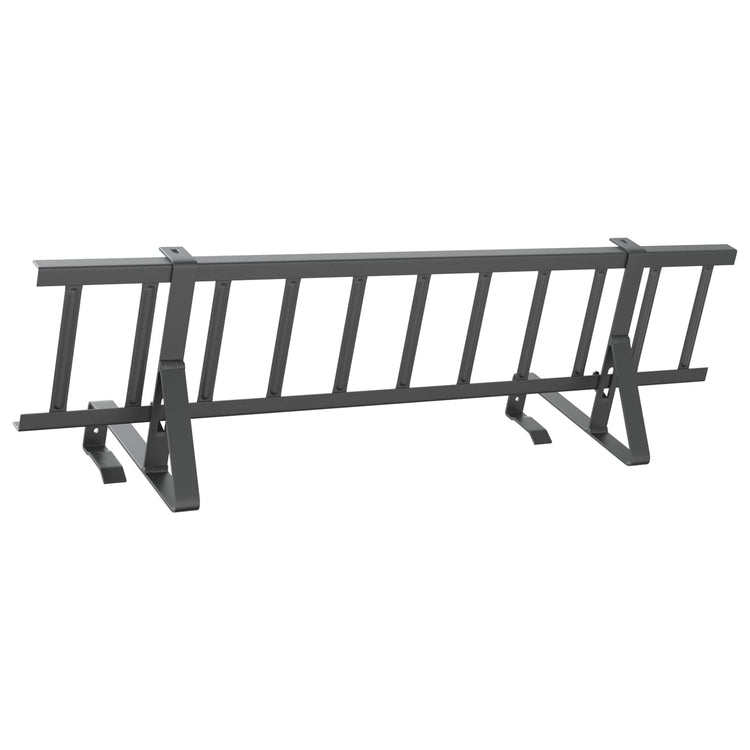 Vidaxl Dachschneehalterung Anthrazit 100 x 29,5 x 34,5 cm Stahl