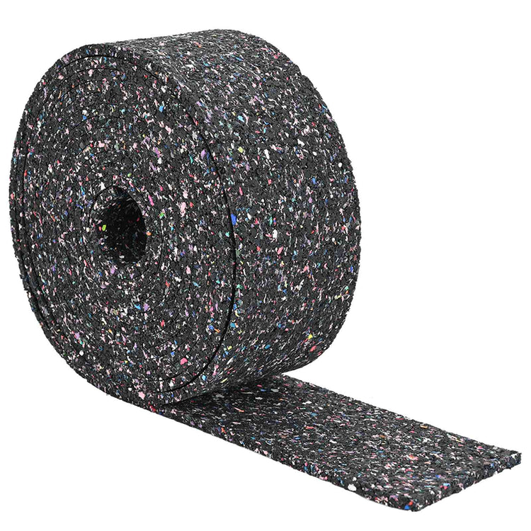 Vidaxl Gummiwalze schwarz 500 x 10 x 0,3 cm Gummi