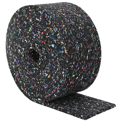 Vidaxx Gummiwalze Schwarz 2000 x 10 x 0,8 cm Gummi