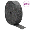 Vidaxl Gummiwalze schwarz 2000 x 12 x 0,3 cm Gummi
