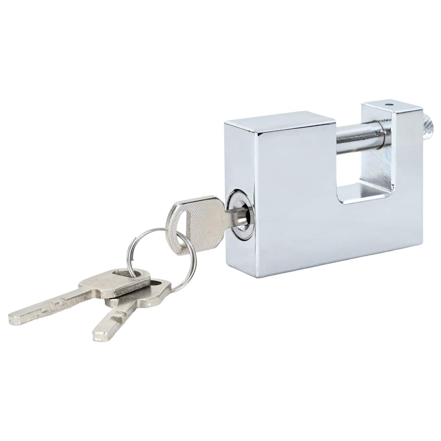 Vidaxxl Vorhängeschloss 12 Stück Silber 7 x 1,9 x 5 cm Eisen