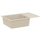Vidaxx Waschbecken Beige 780 x 500 mm 80 % Quarz und 20 % Harz