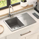 Vidaxx Waschbecken grau 670 x 460 mm 80 % Quarz und 20 % Harz