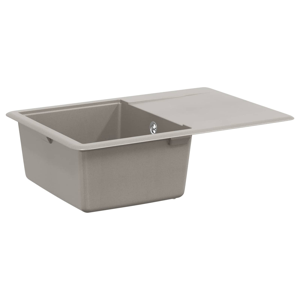 Vidaxx Waschbecken grau 670 x 460 mm 80 % Quarz und 20 % Harz