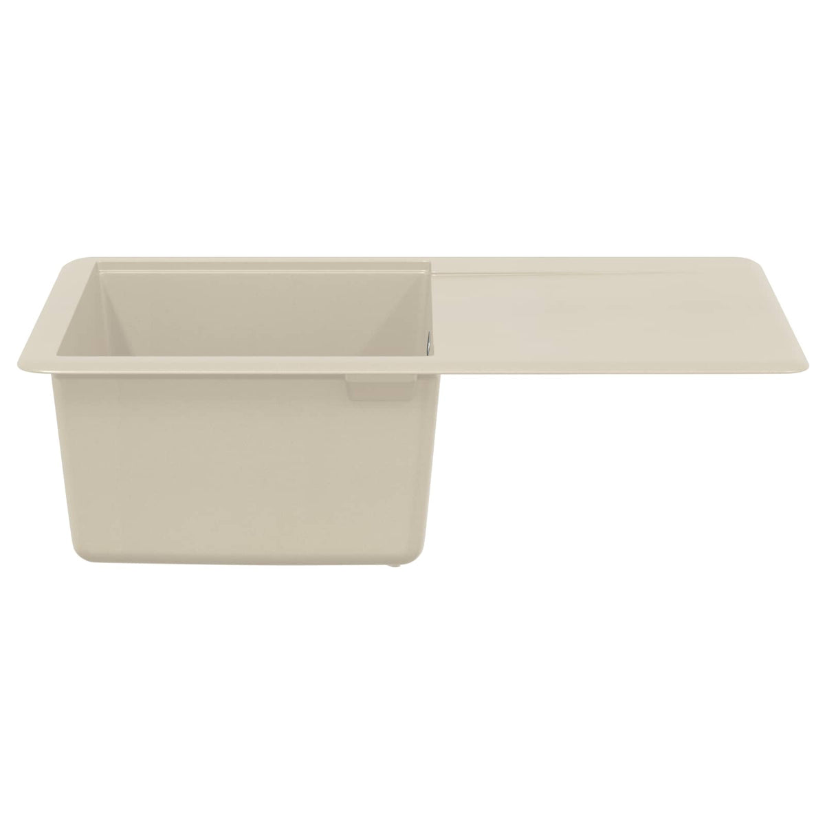 Vidaxx Waschbecken Beige 670 x 460 mm 80 % Quarz und 20 % Harz