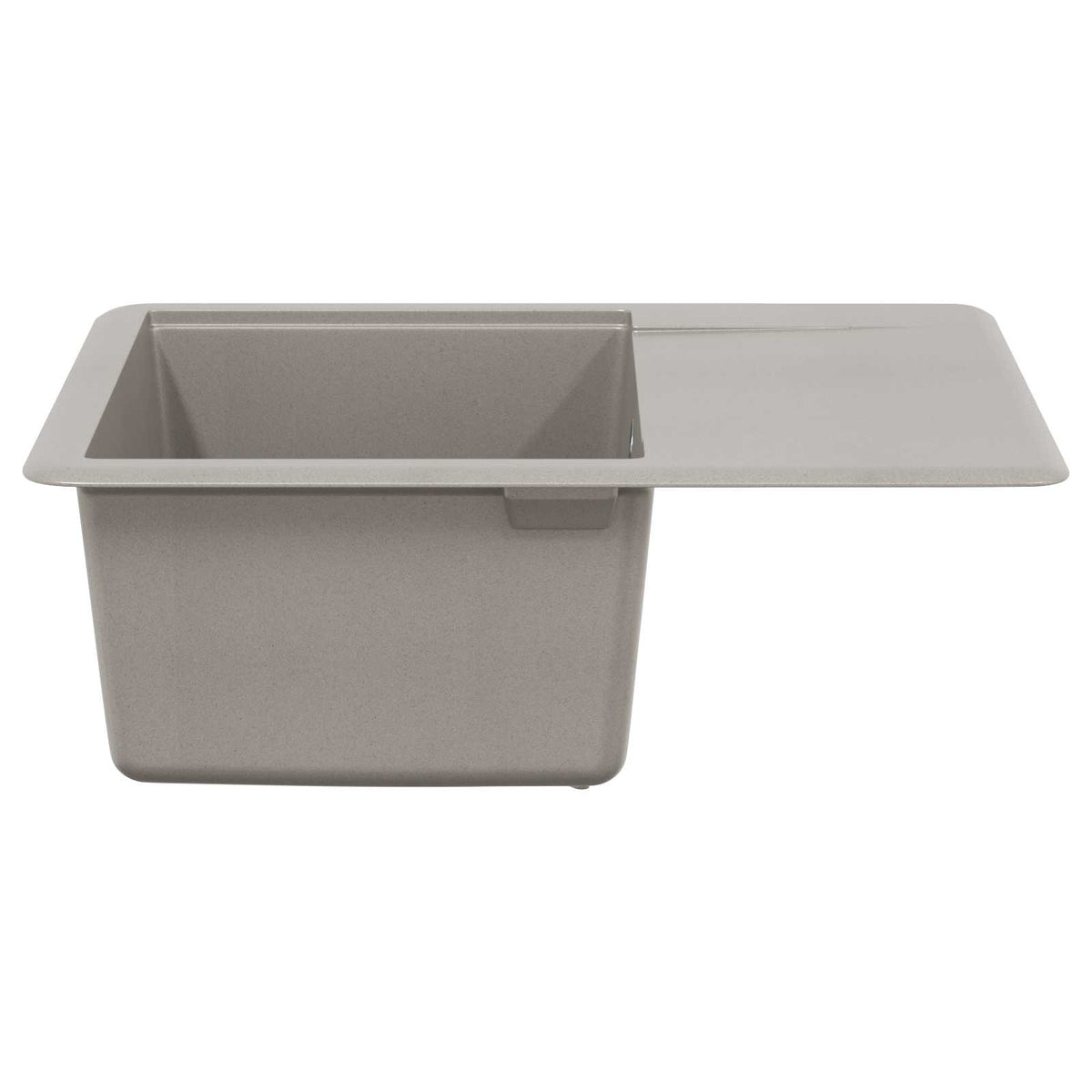 Vidaxx graues Waschbecken 560 x 460 mm 80 % Quarz und 20 % Harz