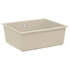 Vidaxx Waschbecken Beige 530 x 460 mm 80 % Quarz und 20 % Harz