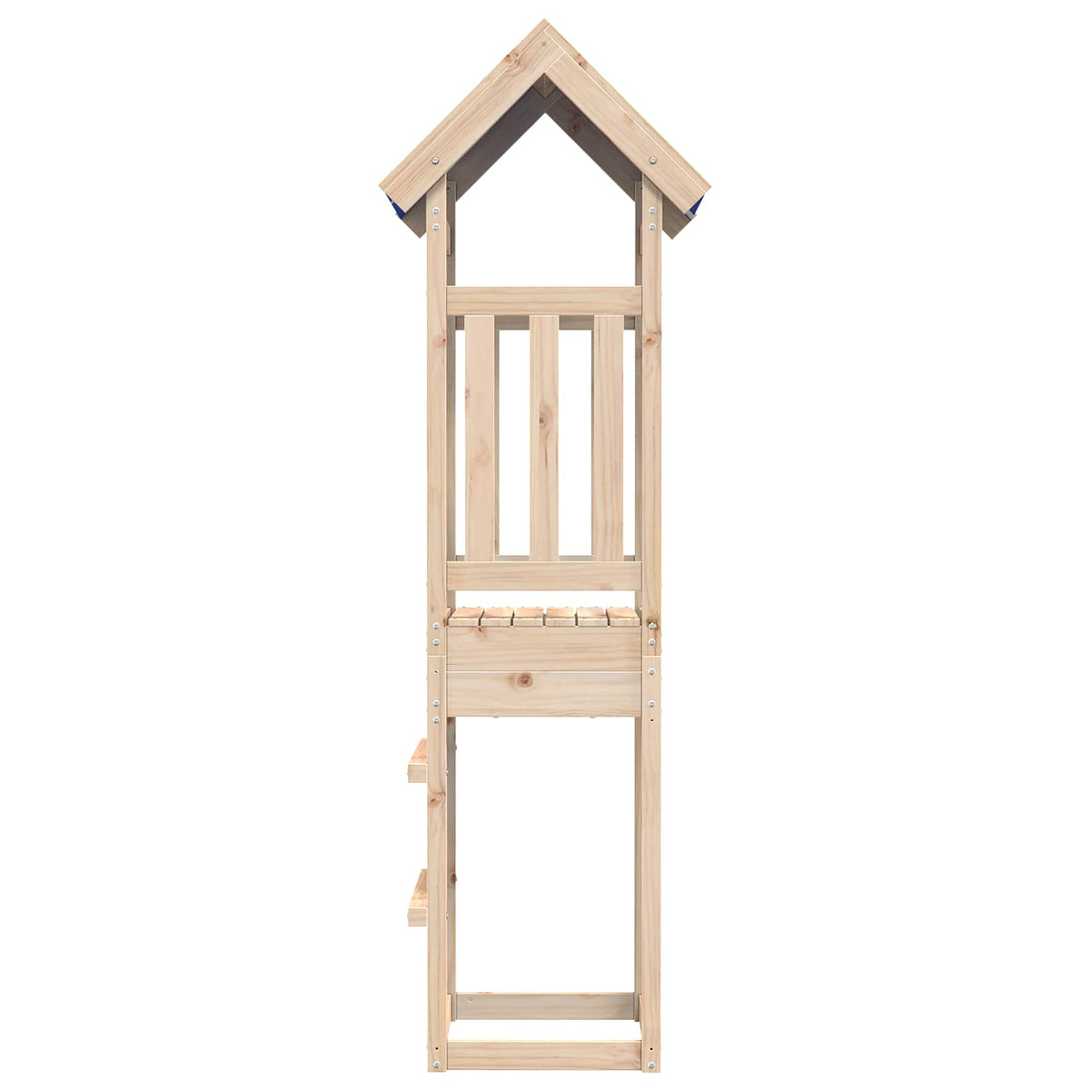 Vidaxx Spielturm braun 52,5 x 46,5 x 208 cm massives Kiefernholz