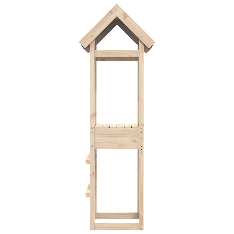 Vidaxx Spielturm braun 52,5 x 46,5 x 195 cm massives Kiefernholz
