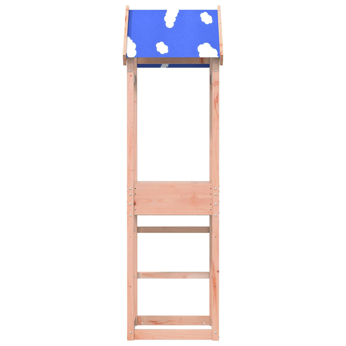 Vidaxl Spielturm braun 52,5 x 46,5 x 195 cm massives Douglas-Holz