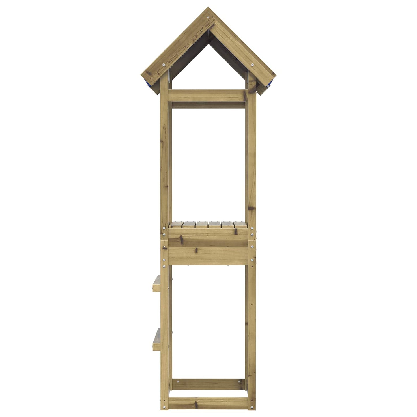 Vidaxl Spielturm braun massiv imprägniertes Holz