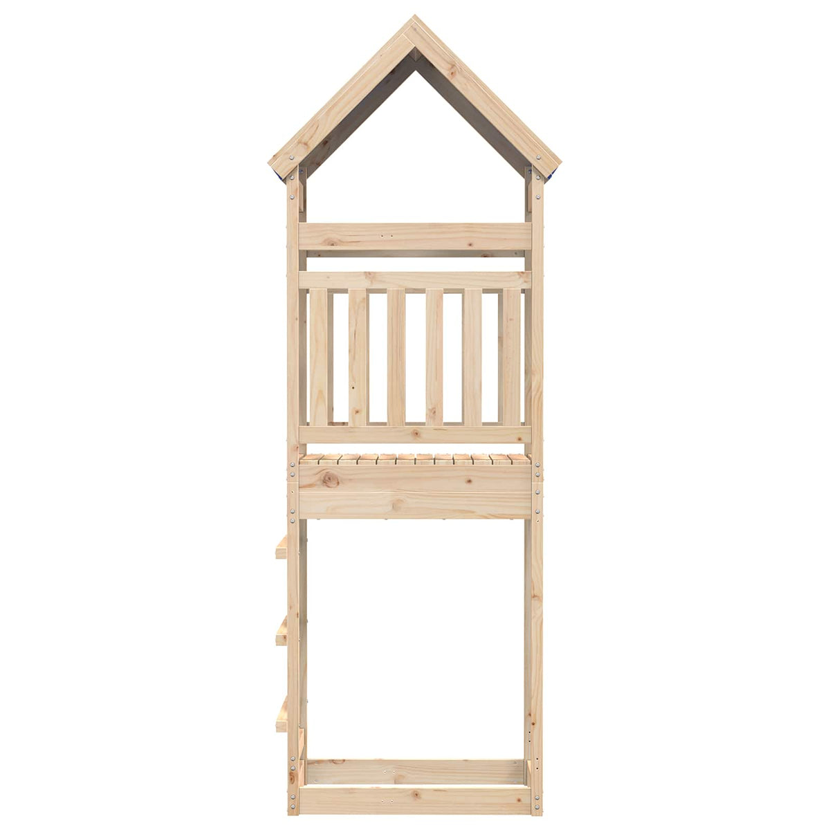 Vidaxx Spielturm braun 52,5 x 85 x 265 cm massives Kiefernholz