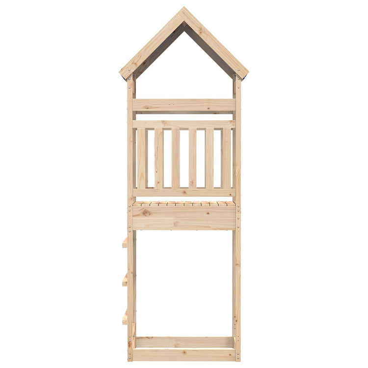 Vidaxx Spielturm braun 52,5 x 85 x 265 cm massives Kiefernholz
