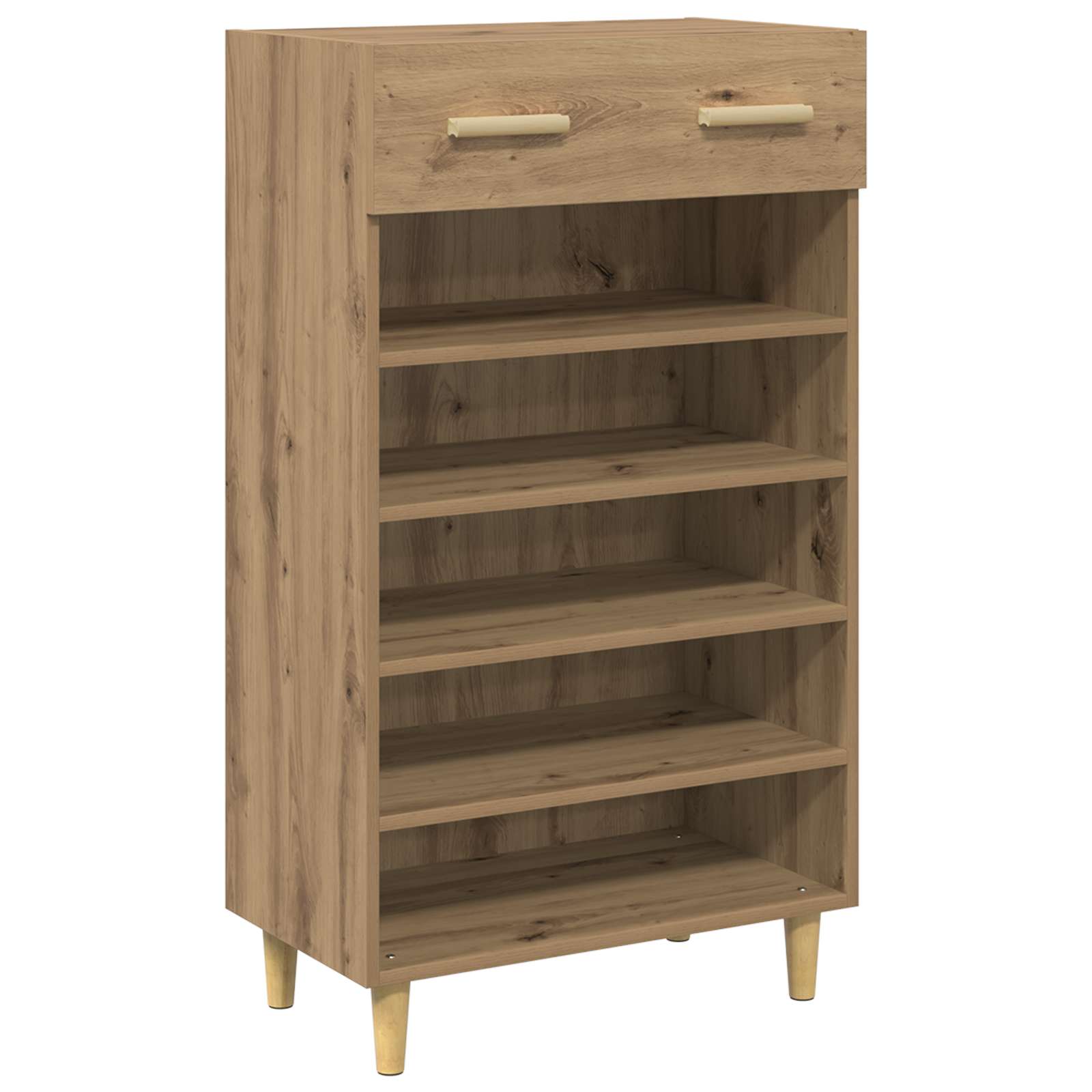 Vidaxx Schuhschrank traditionelle Eiche 60 x 35 x 105 cm Holzwerkstoff