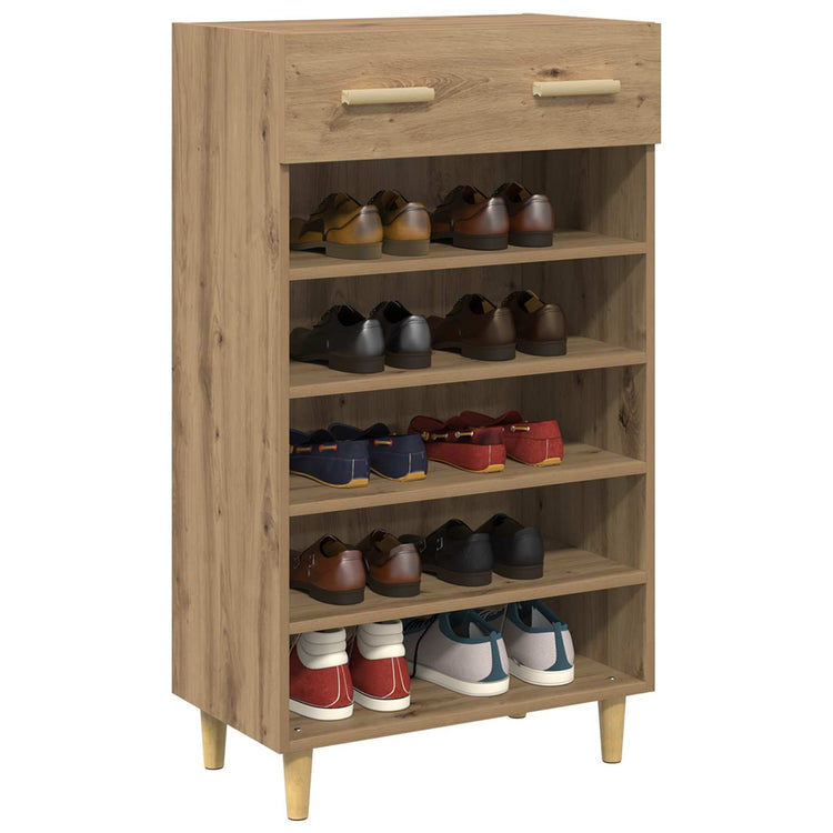 Vidaxx Schuhschrank traditionelle Eiche 60 x 35 x 105 cm Holzwerkstoff