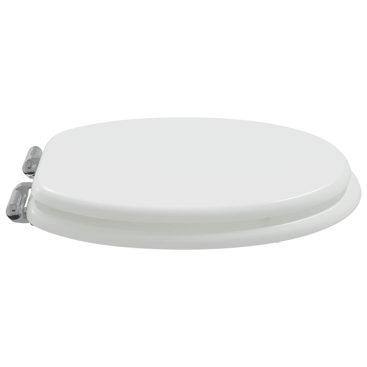 Vidaxx WC-Sitz mit Absenkautomatik, weiß, 44 x 38 cm, MDF-Platte
