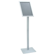 Vidaxl-Posterständer mit Sockel, silberfarben, 32 x 27 x 119 cm, PVC und Gusseisen - afbeelding 2