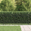 Vidaxx Erdspießringzaun schwarz 200 x 130 cm aus pulverbeschichtetem Stahl