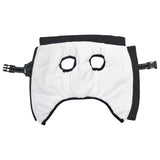 VidaXL Hundemantel mit Geschirr aus schwarzem Fleece und Polyester - afbeelding 3