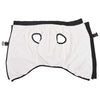 Vidaxxl Hundemantel mit Geschirr schwarz 4XL Fleece und Polyester