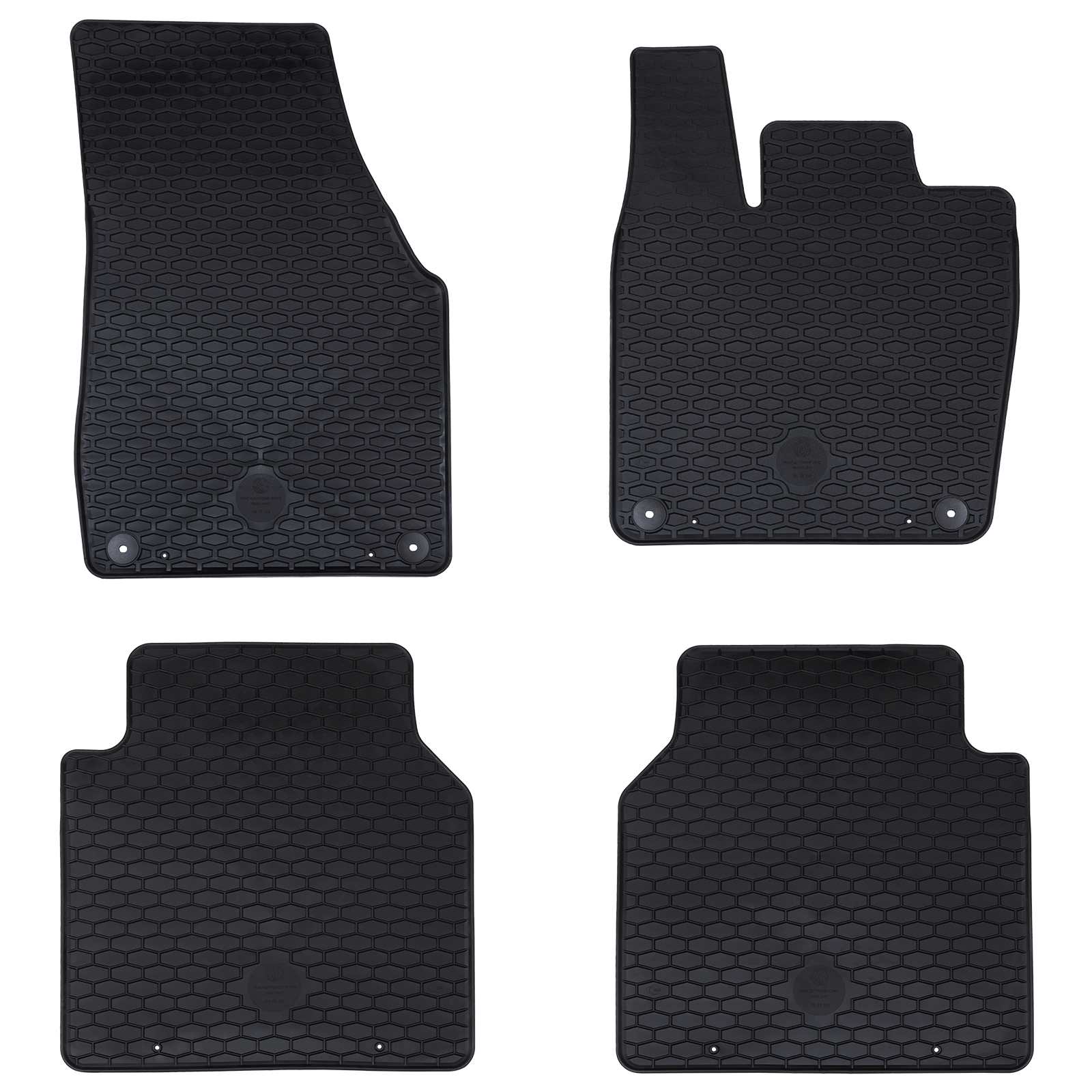 VidaXL Auto-Fußmatte 4-tlg. Schwarz passend für VW ID.7 TPE