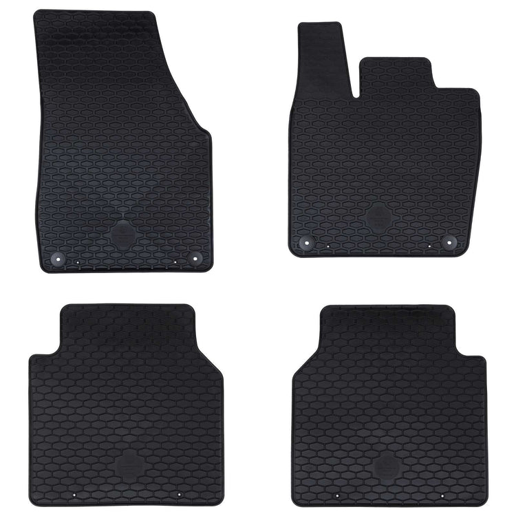 VidaXL Auto-Fußmatte 4-tlg. Schwarz passend für VW ID.7 TPE