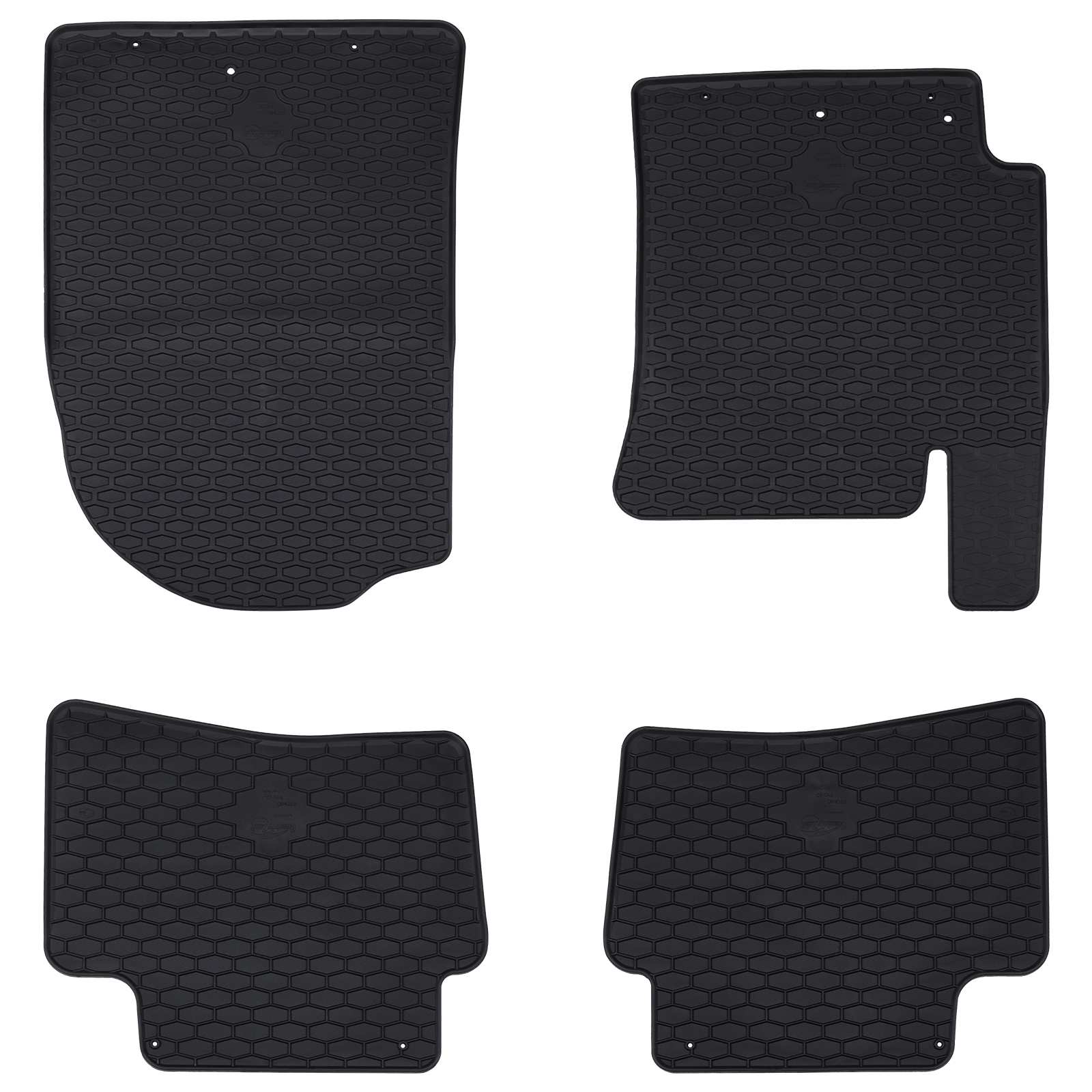 Vidaxl Auto-Fußmatte 4-teilig schwarz passend für Kia Rio, Stonic TPE