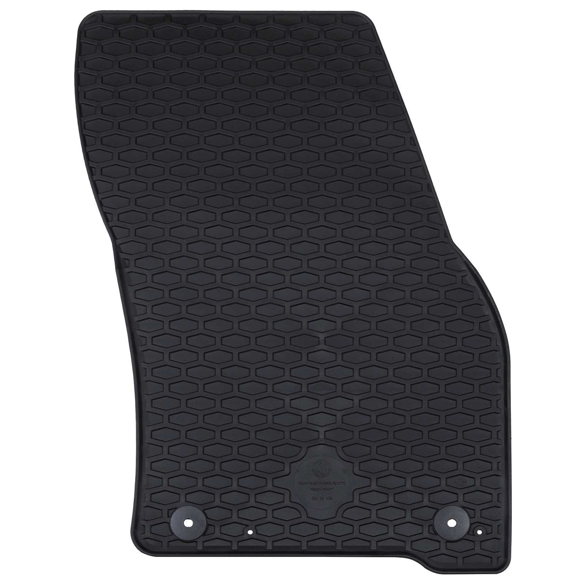 VidaXL Auto-Fußmatte schwarz TPE