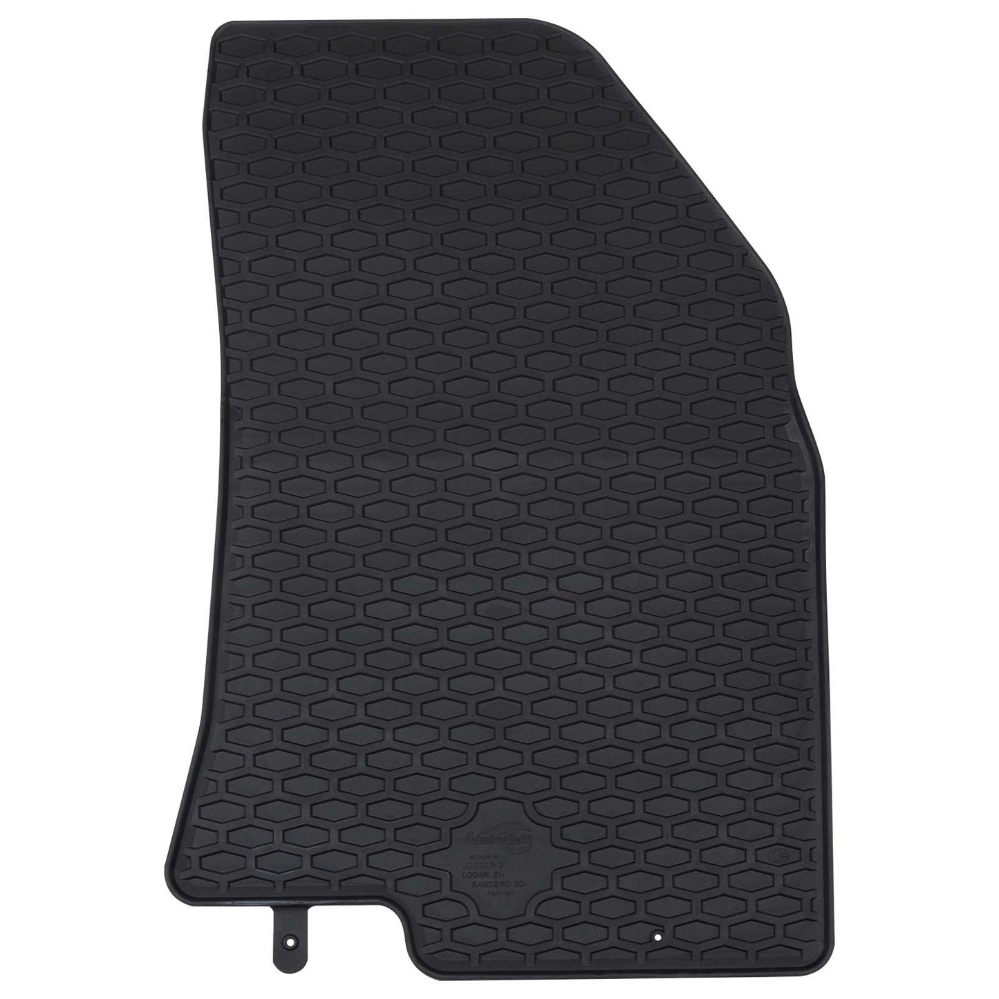 VidaXL Auto-Fußmatte 4 Stück schwarz passend für Sandero TPE