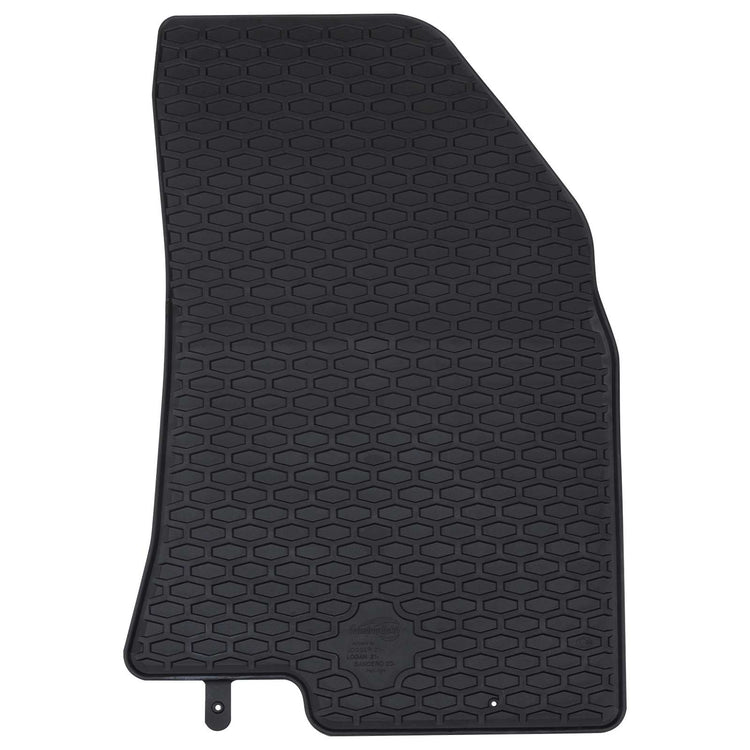 VidaXL Auto-Fußmatte 4 Stück schwarz passend für Sandero TPE