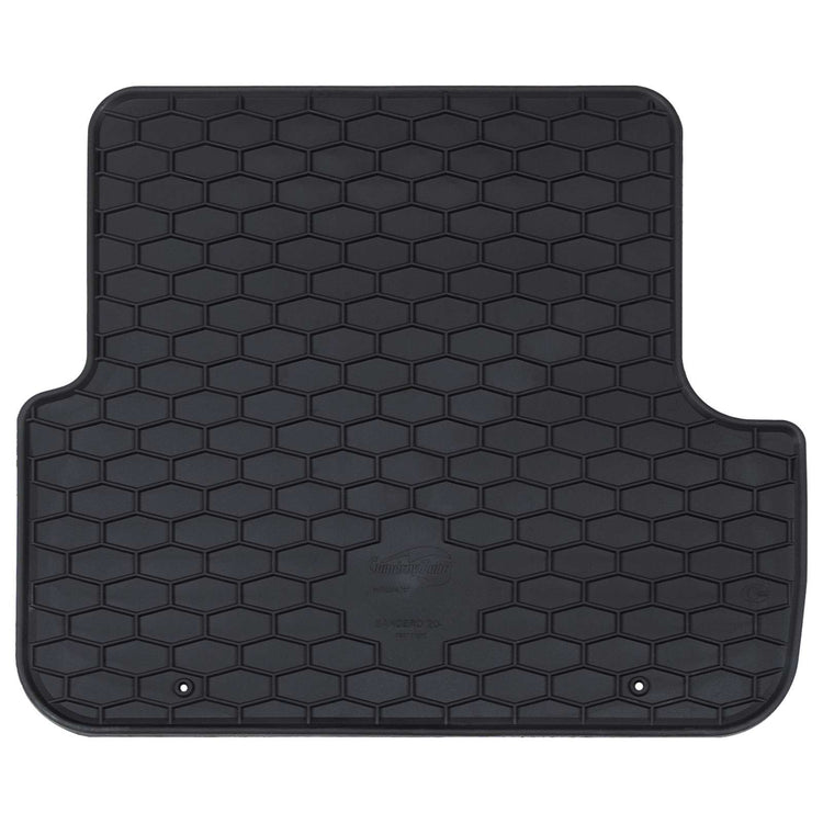 VidaXL Auto-Fußmatte 4 Stück schwarz passend für Sandero TPE