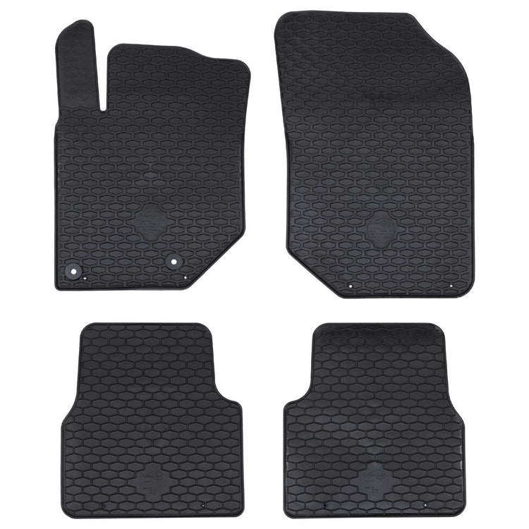 Vidaxx Auto-Fußmatte 4-teilig schwarz passend für C4, C4x, 2008 TPE