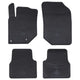 Vidaxx Auto-Fußmatte 4-teilig schwarz passend für C4, C4x, 2008 TPE