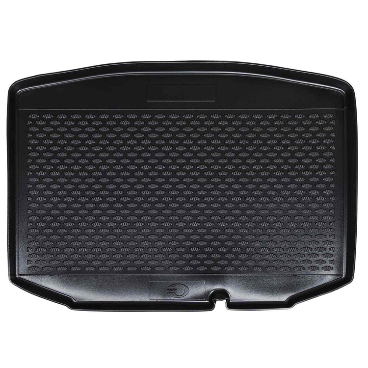 Vidaxxl Kofferraummatte Schwarz passend für Skoda Fabia II HB TPE