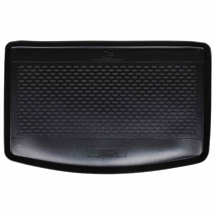VidaXL Kofferraummatte schwarz Sitz Ibiza Oberboden Gummi