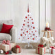 Vidaxx künstlicher klappbarer Weihnachtsbaum weiß 120 cm PVC und Stahl